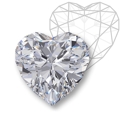 Heart cut diamond ring in Milwaukee