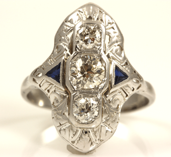 Antique Diamond & Sapphire