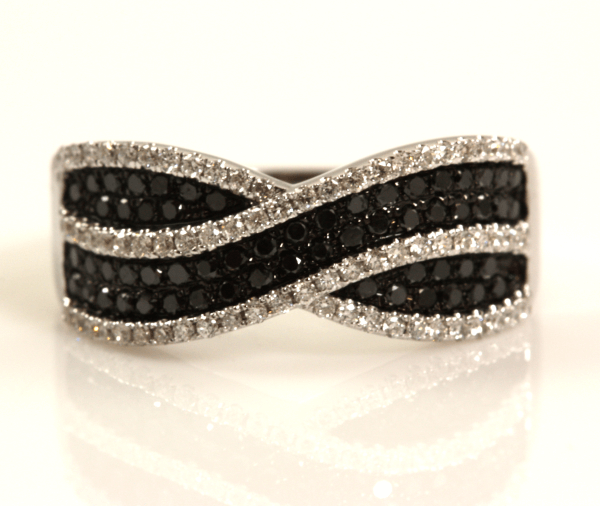 Damier Black ring - Luxury All Fashion Jewelry - Fashion Jewelry