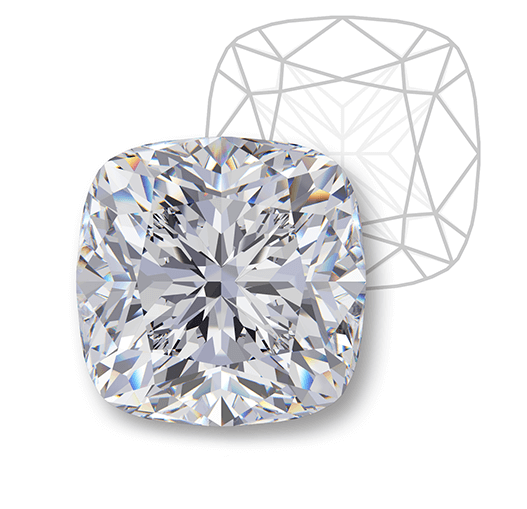 Cushion cut diamonds in downtown Milwaukee