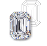 Emerald diamond rings in downtown Milwaukee