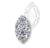 Marquise diamond engagement rings in Milwaukee